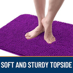OLANLY Dog Door Mat for Muddy Paws 47x24, Super Absorbent Chenille Mud Mat | - Image 4
