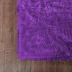 Goolela Purple Area Rug 9x12 Fluffy Fuzzy Furry Carpet - Image 7
