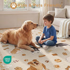 DUKINO 5x7 Area Rugs, Washable Dog Rug - Image 4