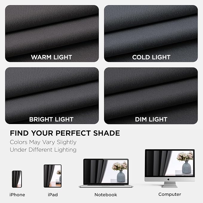 Joydeco Blackout Curtains 90 Inches Long 1 Panel, Thermal Insulated Long - Image 8