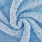Light Blue Fleece Plush Throw Blanket 60"x80"for Couch Fuzzy Cozy Flannel | - Image 3
