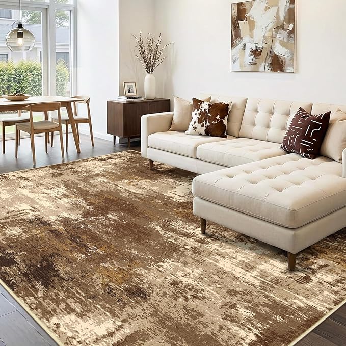 RELEANY Washable 6'x9' Abstract Area Rug - Image 8