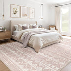 cotiled 6x9 Area Rugs for Living Room: Boho Washable Rug for Dining Room | - Image 4
