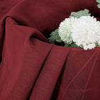 Tollpiz Sheer Tier Curtain Linen Textured Half Kitchen Curtains Sheer Light - Image 6