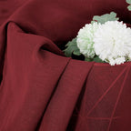 Tollpiz Sheer Curtains Bedroom Linen Textured Curtain Sheers Light Filtering - Image 6