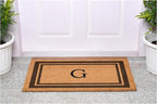 Calloway Mills 152982436G Brown Border 24" x 36" Monogram Doormat - Image 4