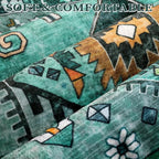 SERISSA 5x7 Washable Non Slip Boho Area Rug - Image 4