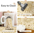 Vacuum-Friendly, 5x7 Washable Area Rug - Image 6