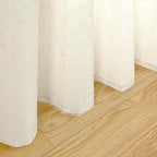 YoungsTex Natural Linen Curtains 63 Inch Length 2 Panels - Image 9