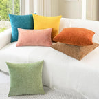 CaliTime Decorative Couch Throw Pillow Covers 16 X 16 Inches Sage Green | Pack - Image 4