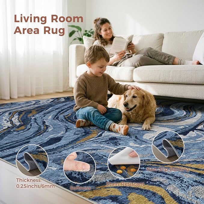 DMOYEST 10x12 Area Rug for Living Room - Image 7