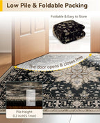 RELEANY Washable Area Rug, Runner 3'x8', Water Repellent, Pet Friendly - Image 6