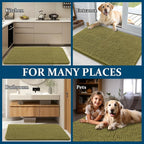 OLANLY Dog Door Mat for Muddy Paws 32x20, Super Absorbent Chenille Mud Mat | - Image 8