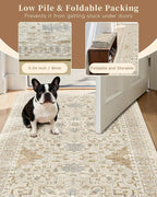Madane Hallway Runner Rug 2'6''x10' Kitchen Runners Vintage, Soft Low Pile - Image 6