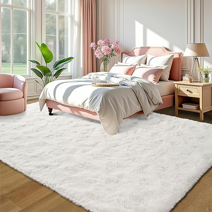 LOCHAS Area Rugs 9x12 Fluffy Living Room Carpets - Image 3