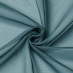 Kitchen Curtains 24 Inch Length Tier 2 Pieces, Dusty Blue Sheer Curtain Solid - Image 9