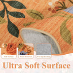 DUKINO 2x10 Runner Rug for Hallway, Washable Kitchen Rug Non Slip, Low Pile - Image 8