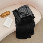BEDELITE Black Throw Blanket for Couch, Soft Cozy Gifts for Women, 50 * 60 | 3D - Image 6