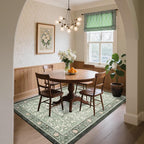 GarveeHome Provence Sage Green Area Rugs 10x13 Living Room, Botanical Grove - Image 4