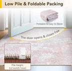 RELEANY Washable Runner 2'x10' Abstract Area Rug - Image 8