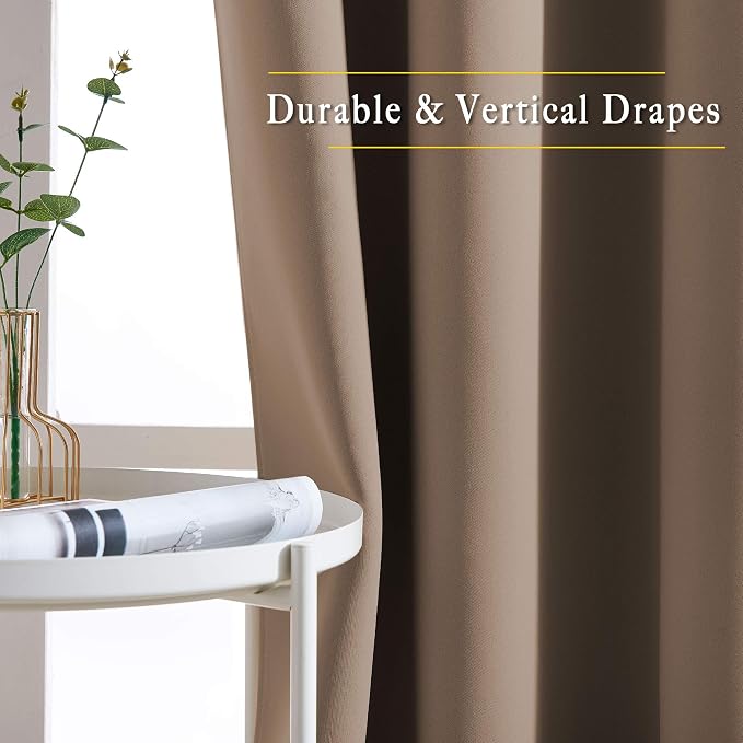 NICETOWN Blackout Window Curtains 84 inch Long - Image 6