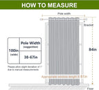 NICETOWN Blackout Sliding Glass Door Curtain - Image 7