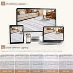 cotiled Washable Area Rugs Boho Living Room Rug Non Slip | Solve Modern Neutral - Image 10
