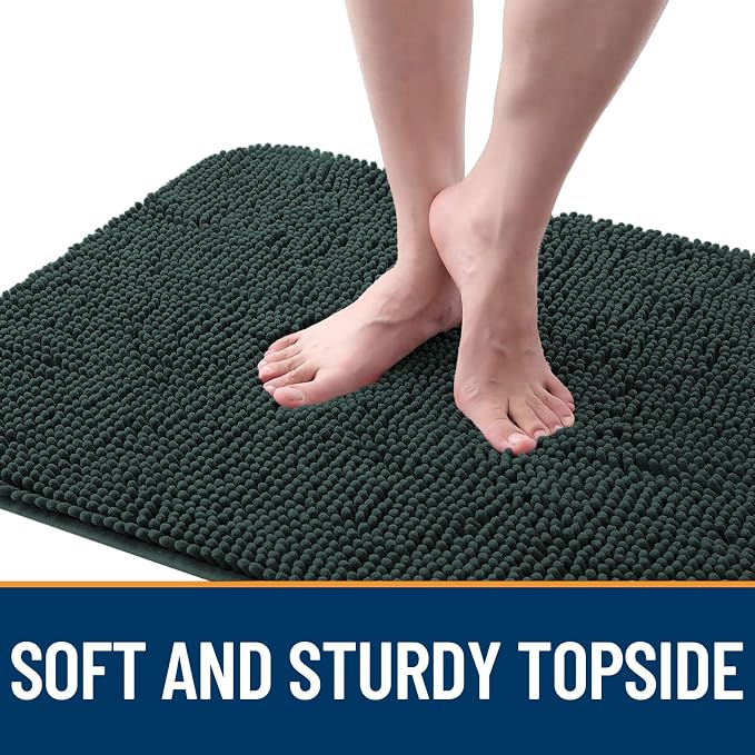 OLANLY Dog Door Mat for Muddy Paws 70x24, Super Absorbent Chenille Mud Mat | - Image 4