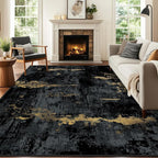 RELEANY Washable 7'x9' Abstract Area Rug - Image 4