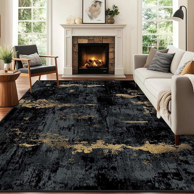 RELEANY Washable 6'x9' Abstract Area Rug - Image 9