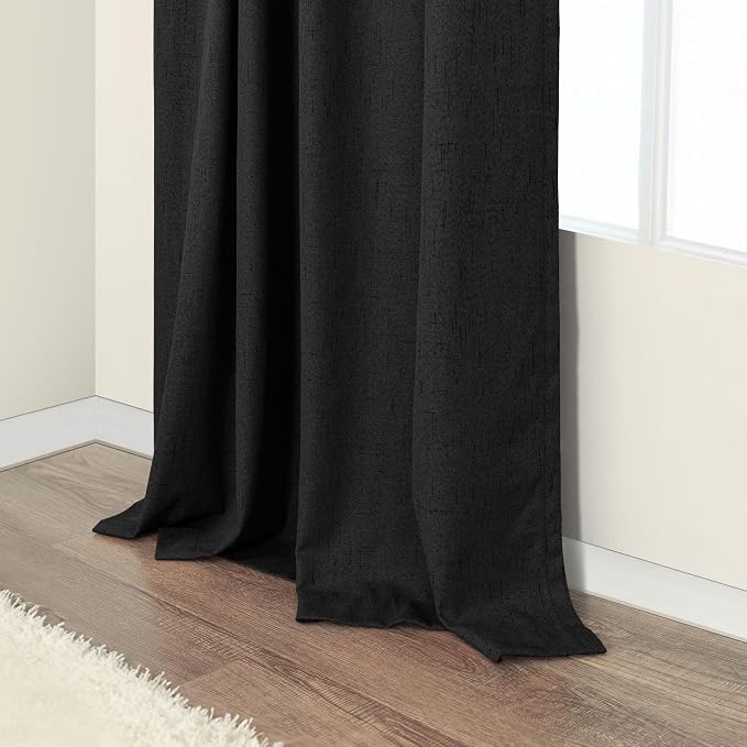 Black Out Curtains 45 Inch Long 2 Panels Burg - Image 8