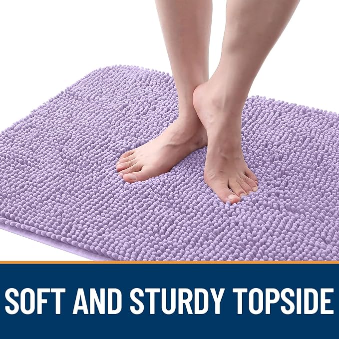 OLANLY Dog Door Mat for Muddy Paws 59x20, Super Absorbent Chenille Mud Mat | - Image 4