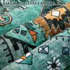 SERISSA 5ft Washable Non Slip Round Boho Area Rug - Image 5