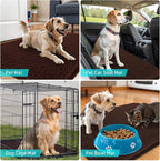 OLANLY Dog Door Mat for Muddy Paws 45x27, Super Absorbent Chenille Mud Mat | - Image 7