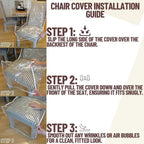Evelots 2-Pack Clear PVC Dining Chair Covers, Spill-Resistant Protectors | - Image 6