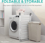 Brookstone – Extra Large – Double Spaced - 2 Tier Collapsible Clothes Drying Rack, Indoor/Outdoor Folding Hanging Garment Stand [NO Assembly - Ready Out of The Box]