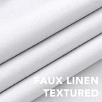 H.VERSAILTEX 108 inch Curtains, Linen Blackout Curtains 100% Absolutely Blackout - Image 4