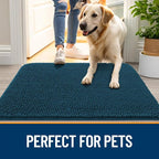 OLANLY Dog Door Mat for Muddy Paws 54x24, Super Absorbent Chenille Mud Mat | - Image 6