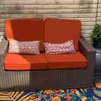 Sqodok Outdoor Cushion Covers 24x24 inch, Wicker Chair - Image 9