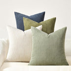 Topfinel 20x20 Set of 4 Livingroom Cushion Covers Soft Boho Decorative Velvet by Topfinel