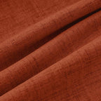 MIULEE Fall 100% Blackout Linen Curtains 42 x 84 Inch Burnt Orange 2 Panels | - Image 9