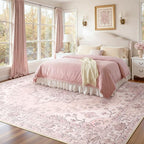 RELEANY Washable Area Rug, Large 9'x12', Water Repellent, Pet Friendly - Image 3