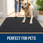 OLANLY Dog Door Mat for Muddy Paws 47x17, Super Absorbent Chenille Mud Mat | - Image 6