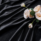 MIULEE Black Velvet Curtains 52x90 inches 2 Panels Luxury Blackout Curtains | - Image 4