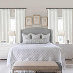 Pinch Pleated Solid White Sheer Curtains 96 Inches Long - Image 6