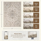 5x7 Area Rugs Living Room: Washable Rug - Image 2