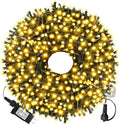 XTF2015 105ft 300 LED Christmas String Lights, End to End Plug 8 Modes Christmas Lights UL Certified Outdoor Indoor Fairy Light Christmas Tree, Patio, Garden, Party, Wedding, Holiday (Warm White)