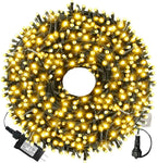 XTF2015 336ft 1000 LED Christmas Long String Lights, 8 Lighting Modes Waterproof Christmas Tree Lights Outdoor Indoor Fairy Light for Patio, Garden, Party, Wedding, Holiday Decorations (Warm White)