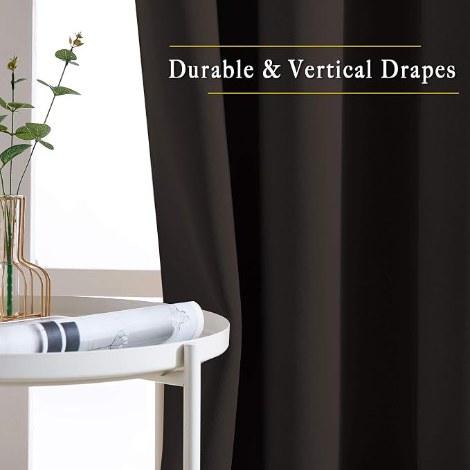 NICETOWN Blackout Curtain Panels 66 inches - Image 5