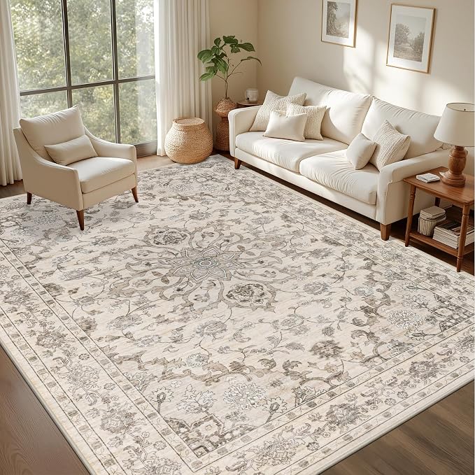 5x7 Area Rugs Living Room: Washable Rug by EXPEDIX